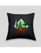 Brown bear cushion